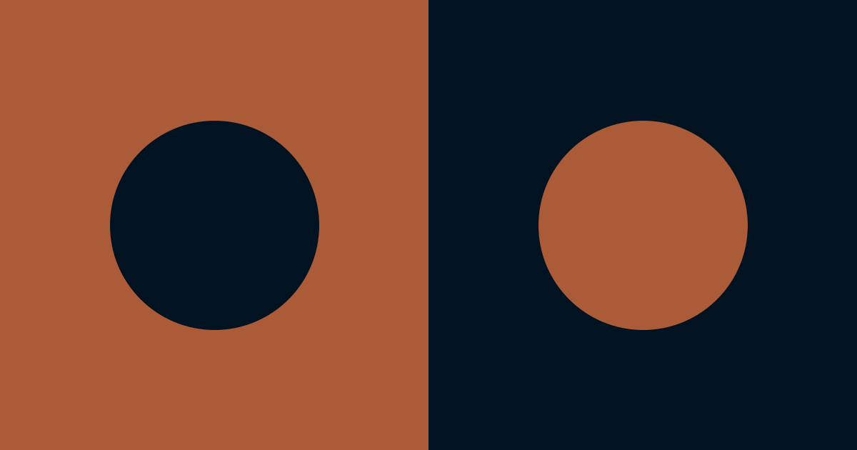 Brown Rust & Black Pearl